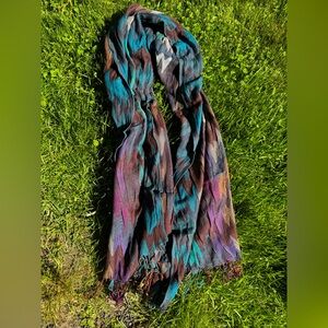 Claire's Multicolor Woven Scarf